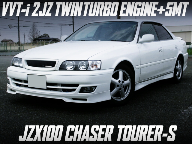 VVT-i 2JZ TWINTURBO SWAO With 5MT INTO JZX100 CHASER TOURER-S WHITE.