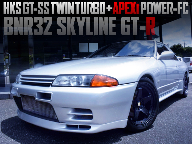 HKS GT-SS TWINTURBO AND POWER-FC ECU INTO R32 GT-R SILVER.