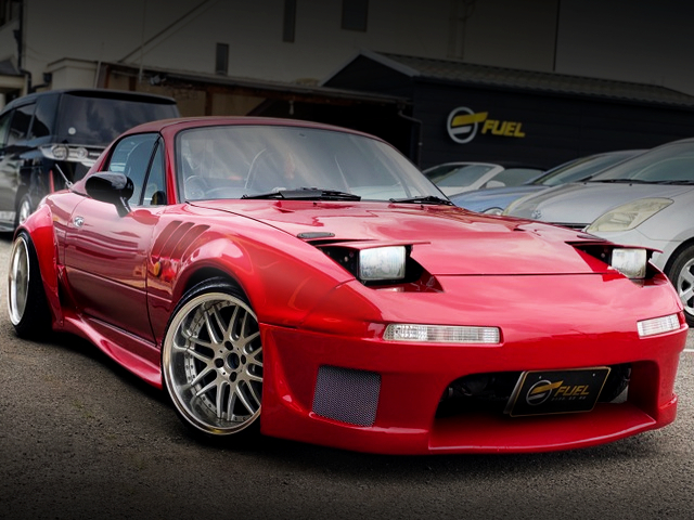 FRONT EXTERIOR OF NA8C ROADSTER WIDEBODY.