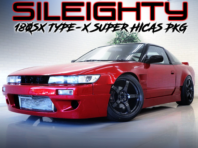 WIDEBODY AND S13 SILVIA FRONT END OF 180SX TYPE-X SUPER HICAS PKG.