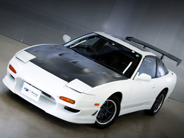 FRONT EXTERIOR OF 180SX TYPE-3 WHITE.