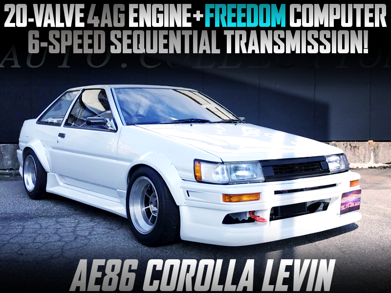 20V 4AG with 6-Speed SEQUENTIAL GEARBOX INTO AE86 LEVIN 2-DOOR.
