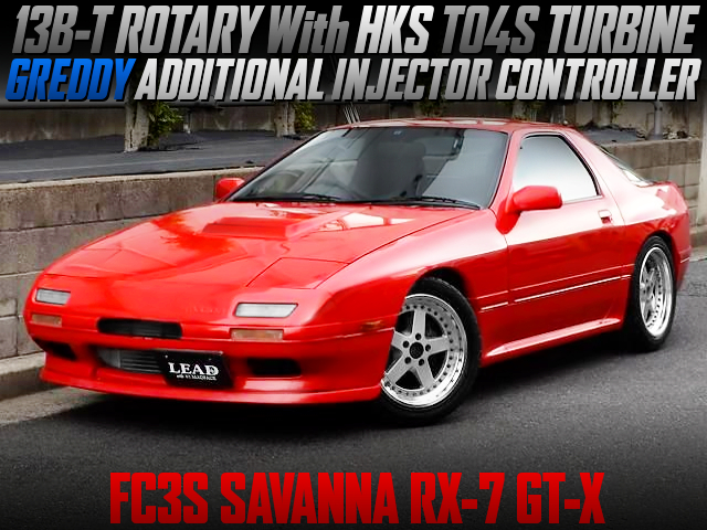 13B-T With TO4S TURBO and GREDDY ADDITIONAL IJ CONTROLLER INTO FC3S RX7.