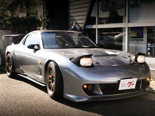 FRONT EXTERIOR OF FD3S RX-7 TYPE-R TO SILVER.
