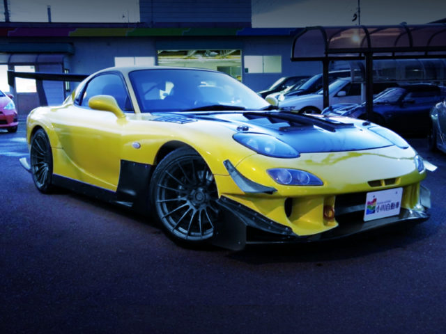 FRONT EXTERIOR OF FD3S RX-7 WIDEBODY.