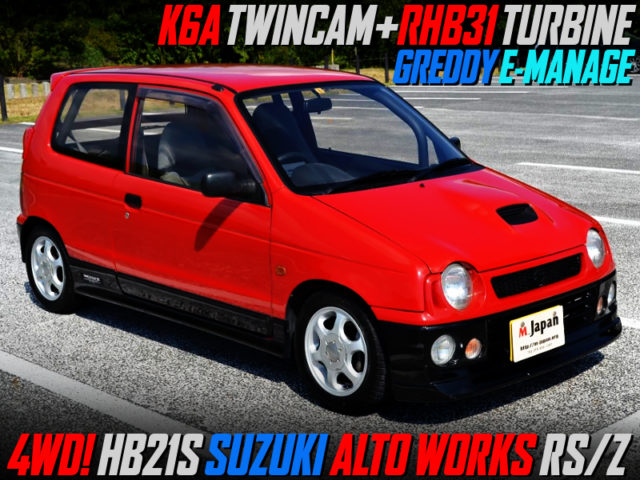 K6A With RHB31 TURBO and E-MANAGE INTO HB21S ALTO WORKS RSZ.