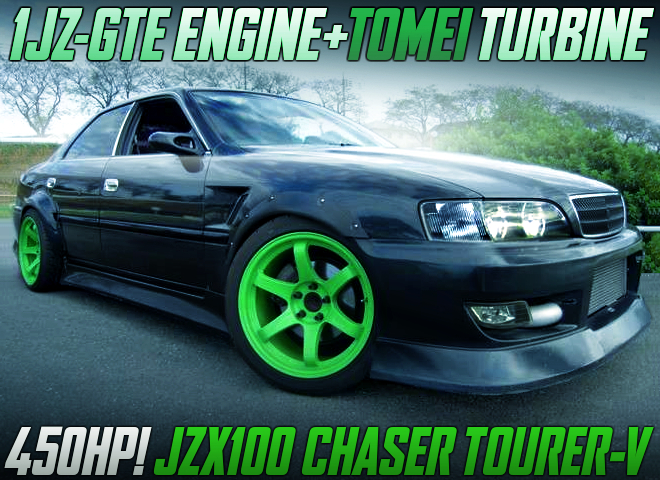 1JZ With TOMEI TURBINE AND POWER-FC INTO JZX100 CHASER.