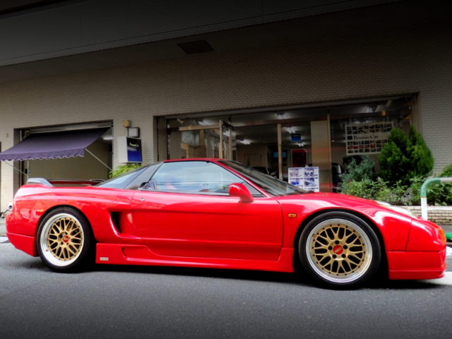 RIGHT-SIDE EXTERIOR OF NA1 NSX TO MARGAHILLS WIDEBODY.