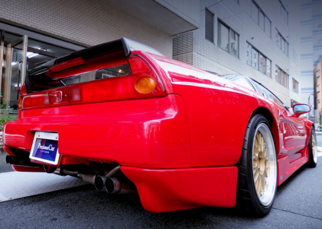 REAR EXTERIOR OF NA1 NSX TO MARGAHILLS WIDEBODY.