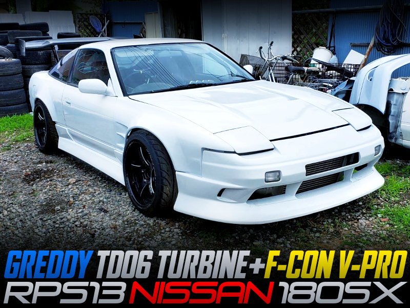 SR20DET With TD06 TURBINE And F-CON V-PRO INTO RPS13 180SX WIDEBODY.
