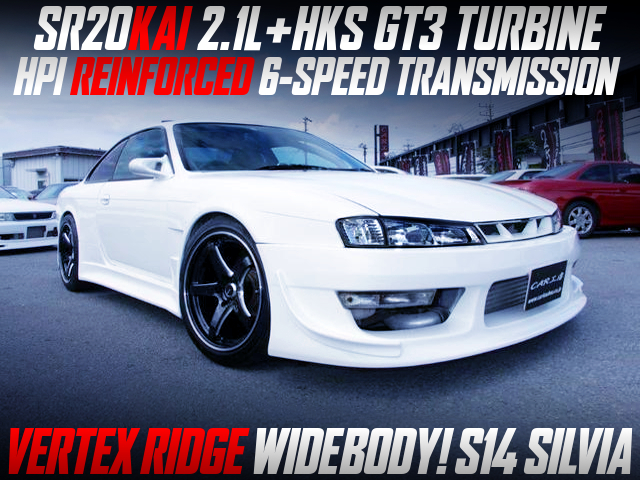 SR20 With 2.1L STROKER KIT And GT3 TURBINE into S14 SILVIA WIDEBODY.