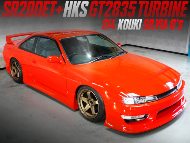 SR20DET With GT2835 TURBO INTO FACELIFT MODEL S14 SILVIA Qs.