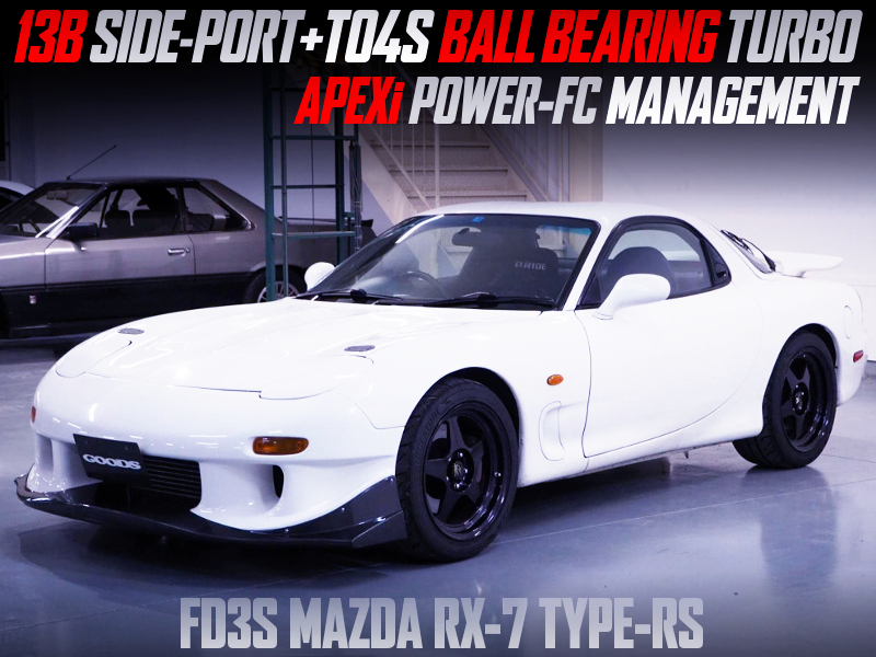 13B-REW SIDE PORT With TO4S BB TURBO INTO FD3S MAZDA RX-7 TYPE-RS.