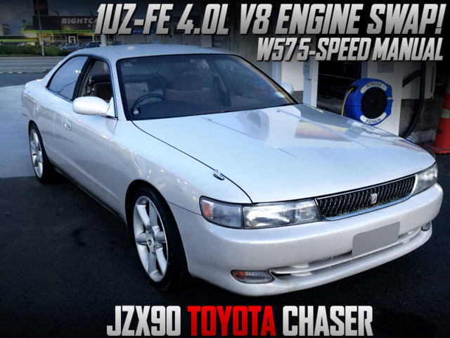 1UZ-FE V8 ENGINE And W57 5MT INTO JZX90 CHASER.