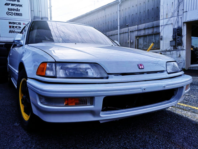 FRONT EXTERIOR OF EF9 GRAND CIVIC HATCH.