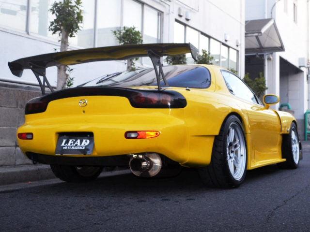 REAR EXTERIOR OF FD3S RX-7 TYPE-RS WIDEBODY.