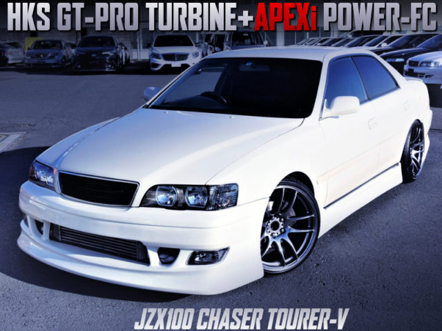 HKS GT-PRO TURBINE and POWER-FC INTO JZX100 CHASER TOURER-V.