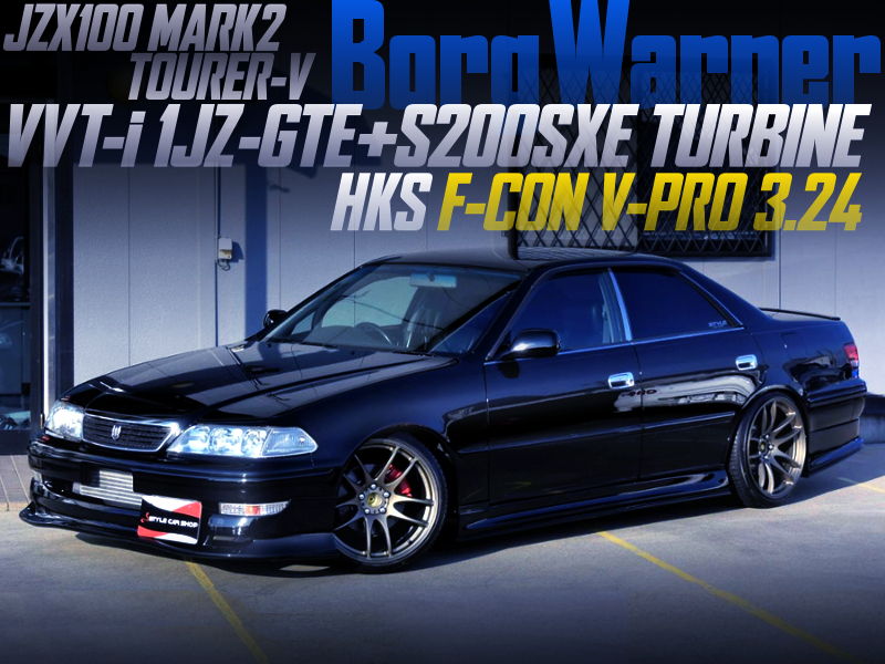 1JZ with S200SXE TURBINE And F-CON V-PRO INTO JZX100 MARK2.