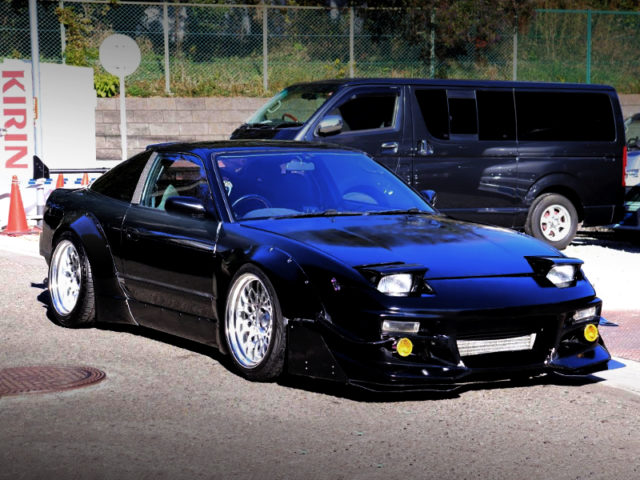 FRONT EXTERIOR OF 180SX TYPE-3 ROCKETBUNNY.