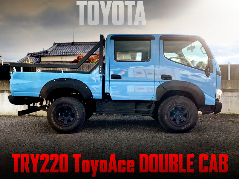LIFTED And WIDEBODY TO TRY220 ToyoAce DOUBLE CAB.