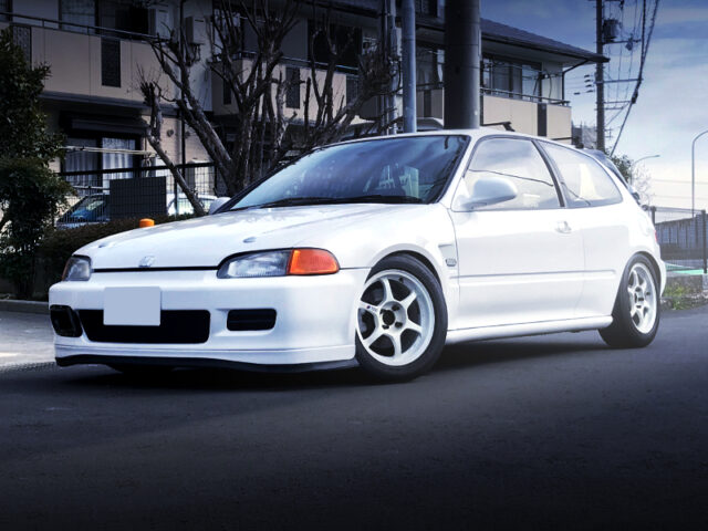 FRONT EXTERIOR OF EG6 CIVIC SiR2 to WHITE.