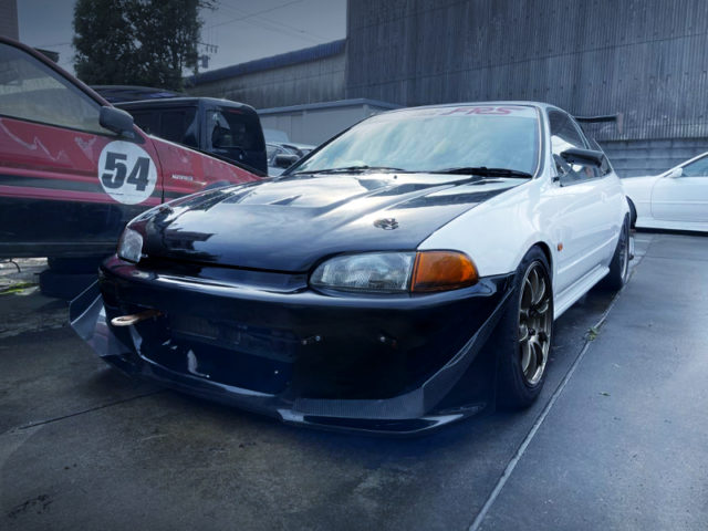 FRONT EXTERIOR OF EG6 CIVIC SiR-S.