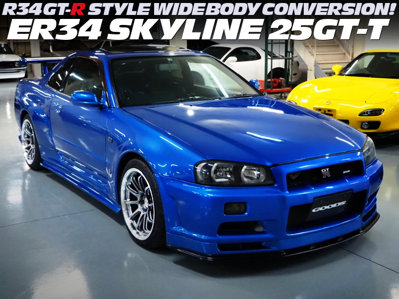 ER34 25GT-T TO R34 GT-R STYLE WIDEBODY CONVERSION.