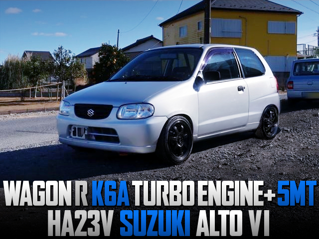 WAGON-R K6A TURBO ENGINE SWAPPED HA23V ALTO VI.