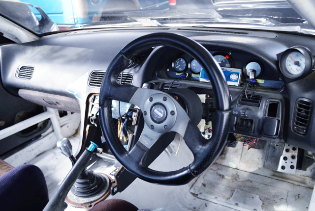 DRIVER'S DASHBOARD OF PS13 SILVIA WIDEBODY TO BLACK.