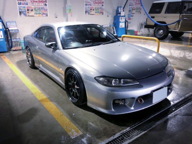 FRONT EXTERIOR OF S15 SILVIA TO SILVER.