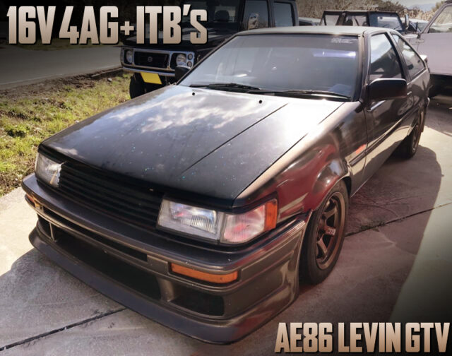 16V 4AG with ITBs into AE86 LEVIN GTV.