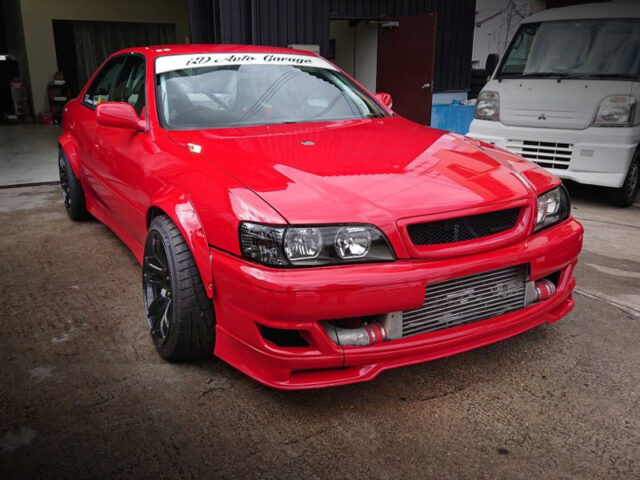 FRONT EXTERIOR OF JZX100 CHASER to DRIFT CAR.