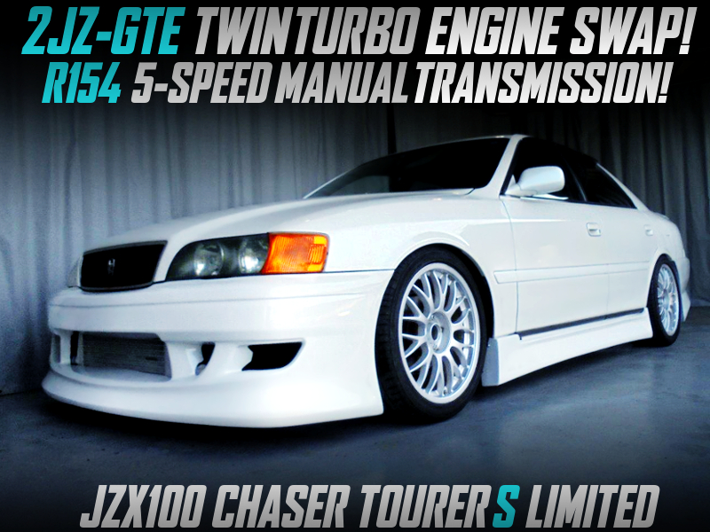 2JZ-GTE TWINTURBO SWAPPED JZX100 CHASER TOURE-S LIMITED.