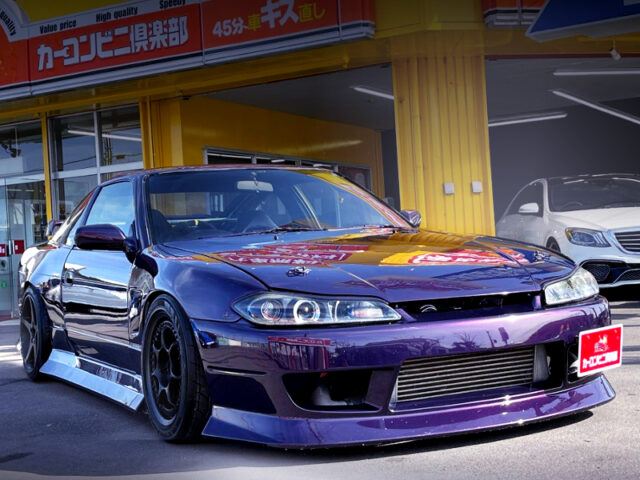 FRONT EXTERIOR OF 180SX to S15 FRONT END CONVERSION.