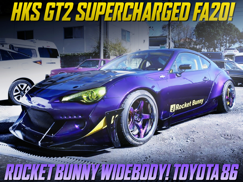 HKS SUPERCHARGED TOYOTA 86 WIDEBODY.