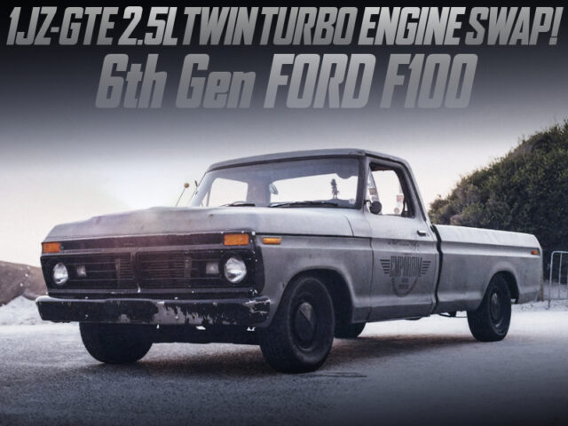 1JZ-GTE TWINTURBO ENGINE SWAPPED 6th Gen FORD F100.