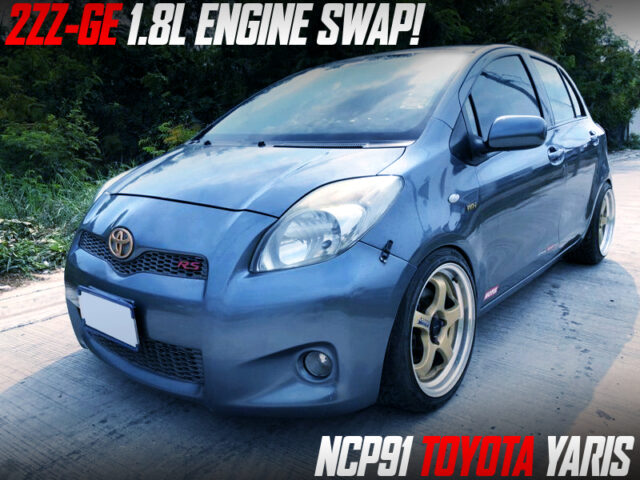 2ZZ-GE 1.8L SWAPPED NCP91 YARIS.