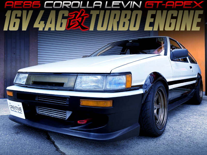 TURBOCHARGED 4AG 16-VALVE into AE86 LEVIN GT-APEX.
