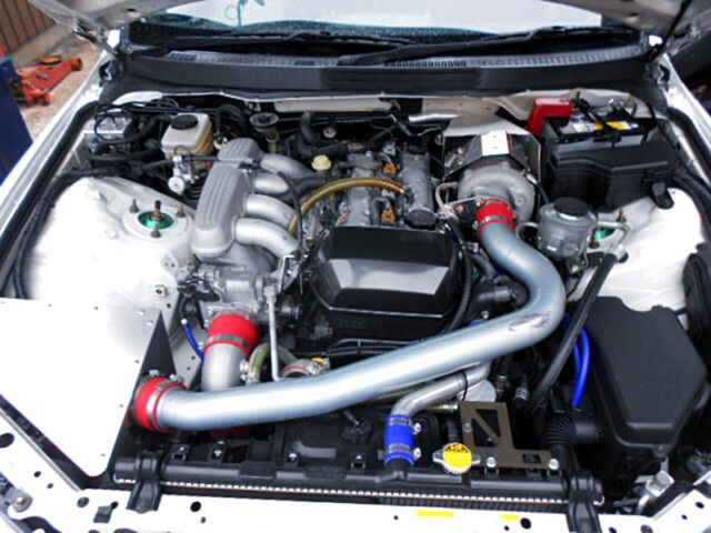 3S-GE with 2.2L and TURBOCHARGER.