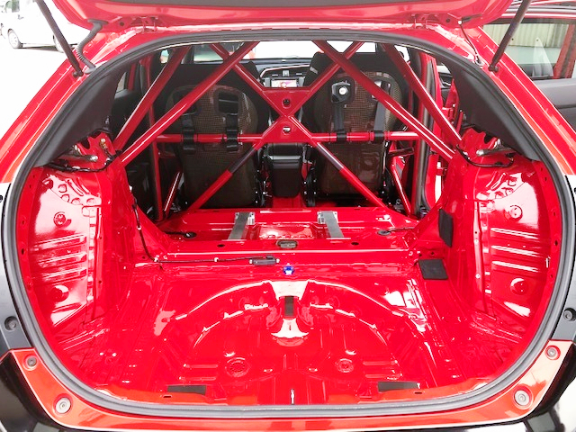 ROLL CAGE AND TWO-SEATER.