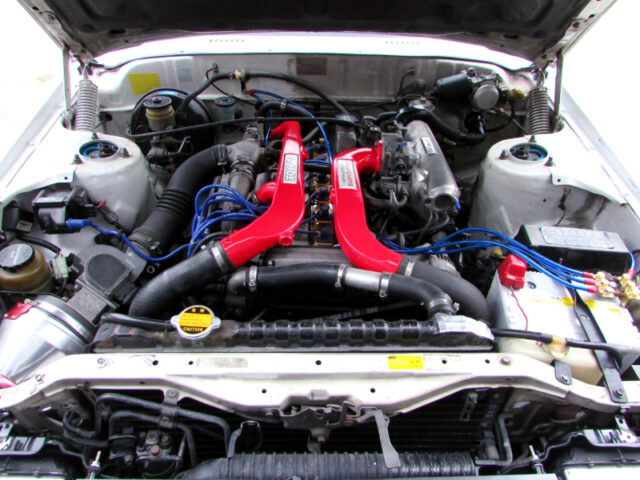 1G-GTEU TWINTURBO ENGINE with Air to Air INTERCOOLER.