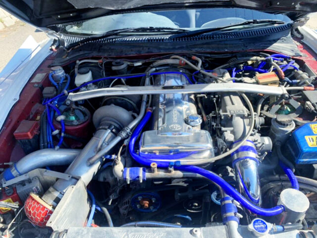 2JZ-GTE with T78 SINGLE TURBO.