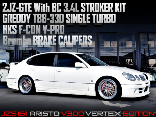 2JZ-GTE With 3.4L and T88-33D TURBO into JZS161 ARISTO.