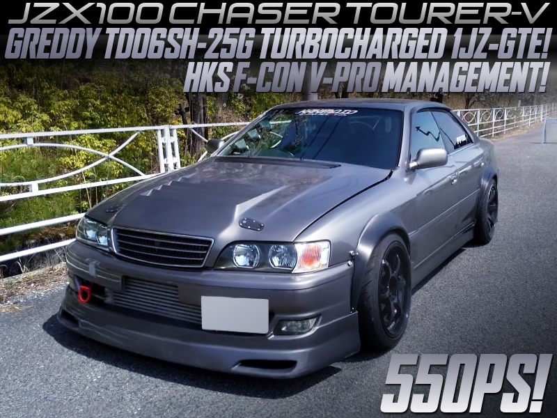 550PS TD06SH-25G TURBOCHARGED JZX100 CHASER.