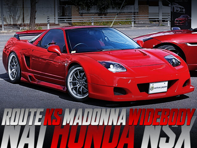 ROUTE KS MADONNA WIDEBODY INSTALLED NA1 HONDA NSX to RED.