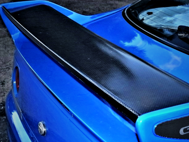 CARBON REAR SPOILER OF R33GT-R LM-LIMITED.