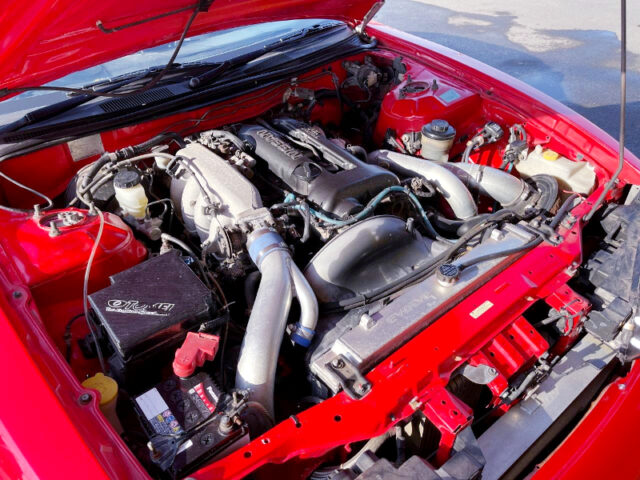 SR20DET TURBO ENGINE with TOMEI ARMS TURBO.