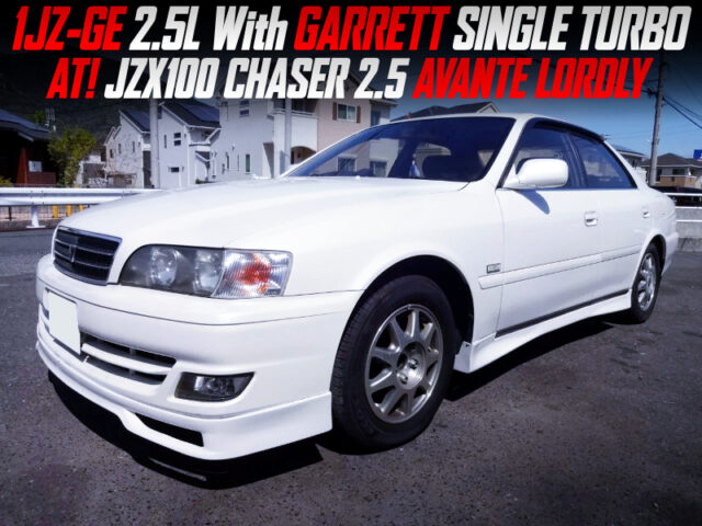 1JZ-GE 2.5L With GARRETT SINGLE TURBO into JZX100 CHASER 2.5 AVANTE LORDLY.