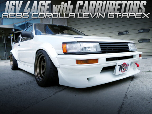 16V 4AGE with CARBS into AE86 LEVIN GT-APEX.