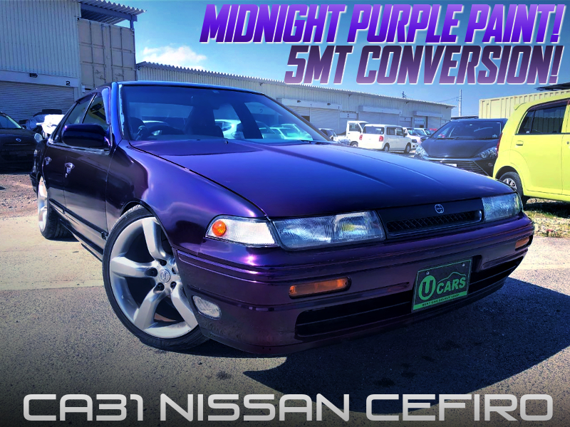 5MT CONVERSION and MIDNIGHT PURPLE PAINT of A31 CEFIRO.